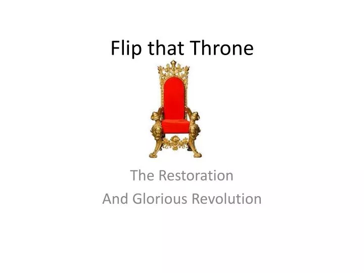flip that throne