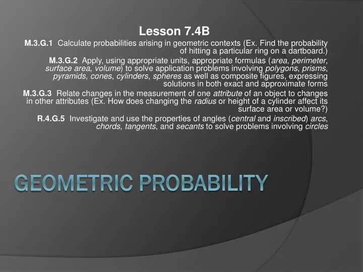 geometric probability