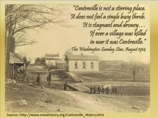 Source : novahistory/Centreville_History.htm