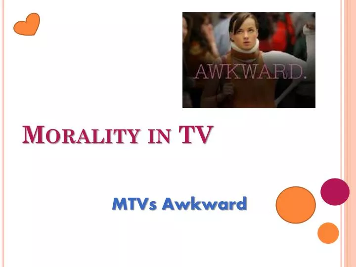 morality in tv