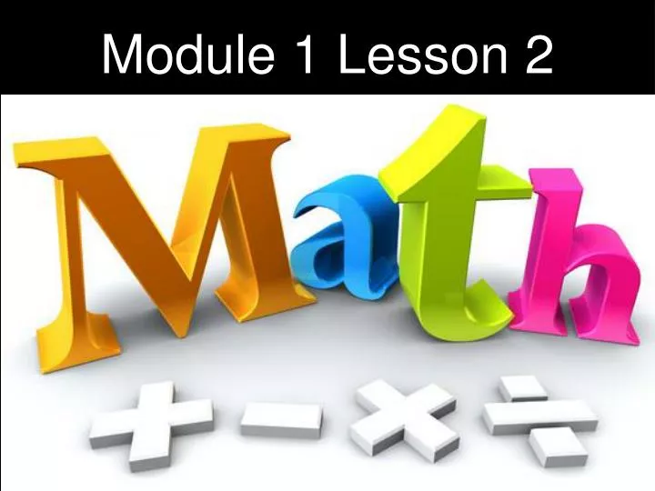 module 1 lesson 2