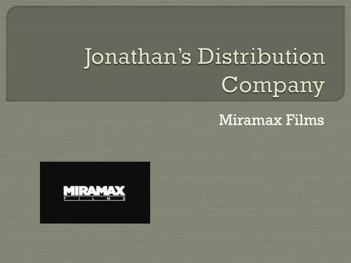 jonathan s distribution company