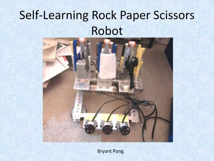 self learning rock paper scissors robot