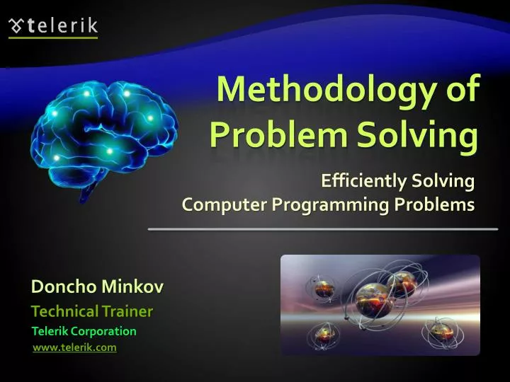 methodology of problem solving