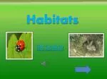 Habitats - slide 1