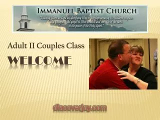 adult ii couples class