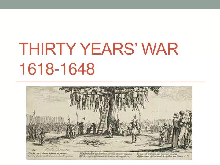 thirty years war 1618 1648