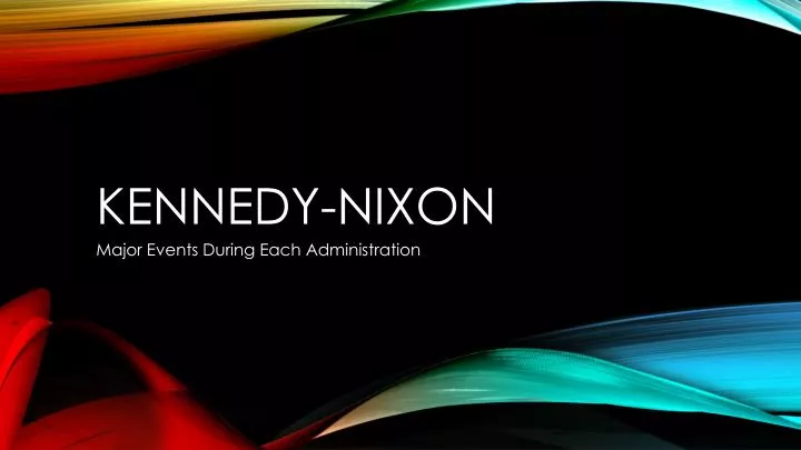 kennedy nixon