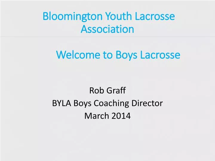 bloomington youth lacrosse association welcome to boys lacrosse