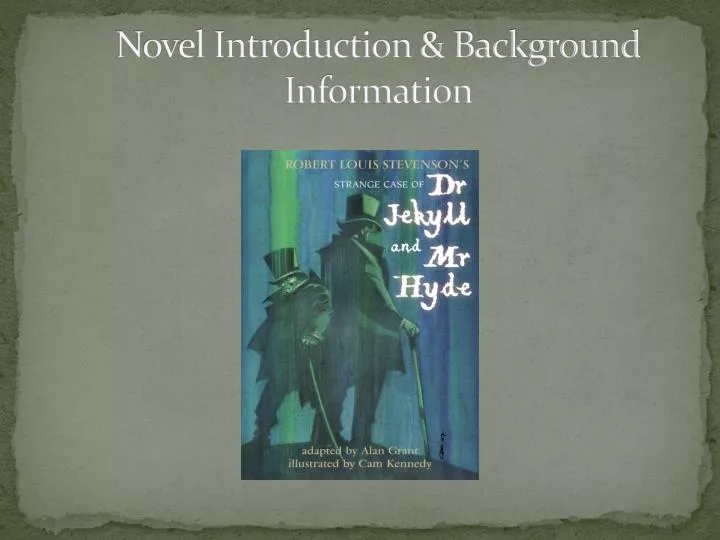 novel introduction background information