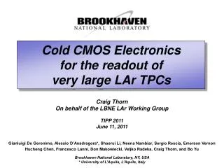 Cold CMOS Electronics for the readout of very large LAr TPCs