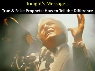 true false prophets how to tell the difference