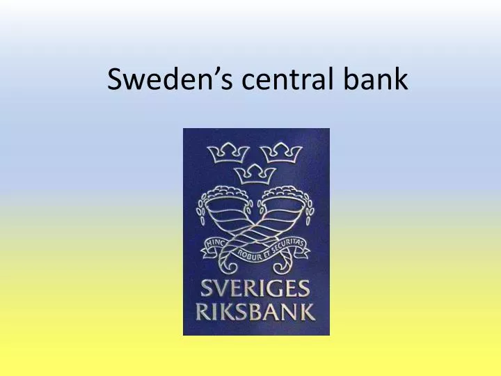 sweden s central bank