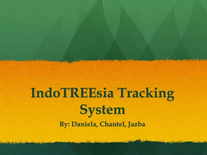 indotreesia tracking system