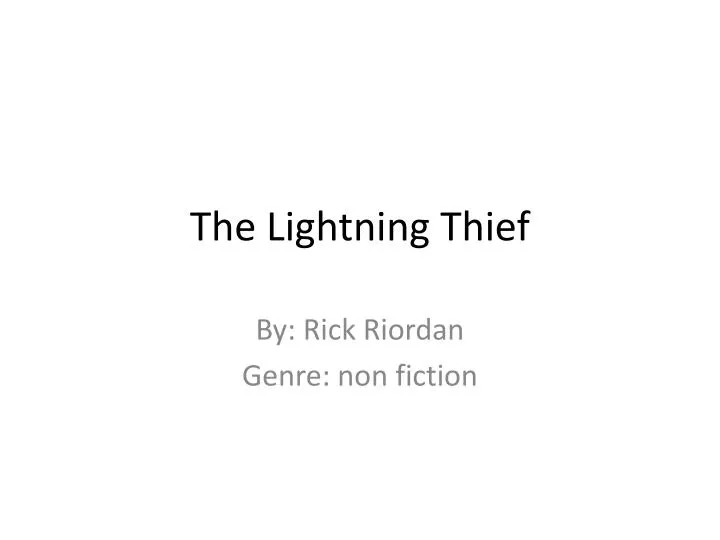 the lightning thief