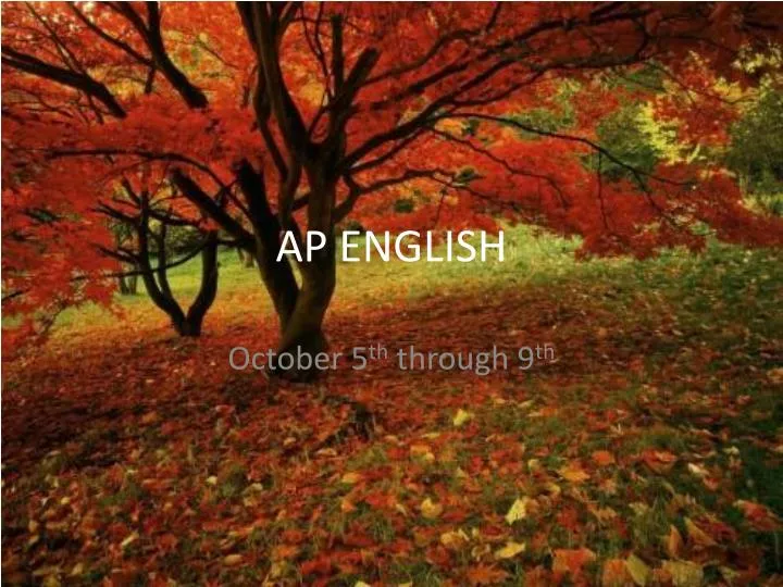 ap english