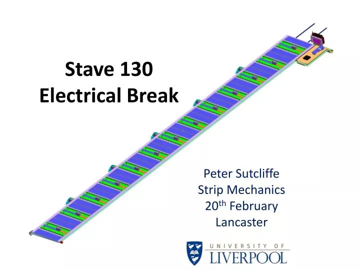 stave 130 electrical break