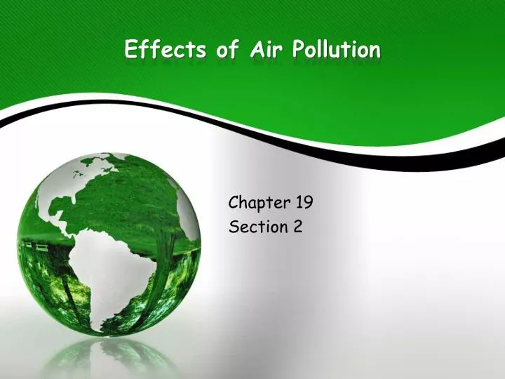 effects of air pollution