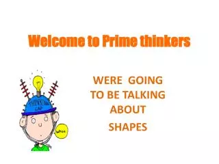 Welcome to Prime thinkers