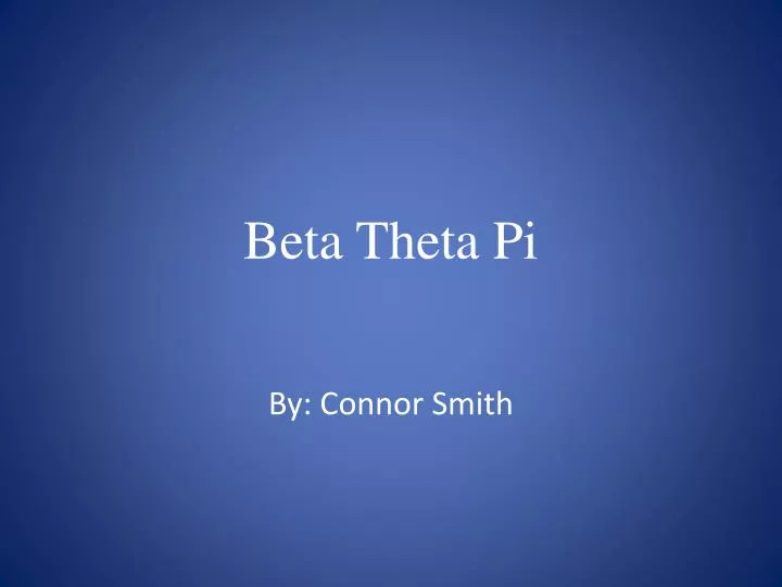 beta theta pi