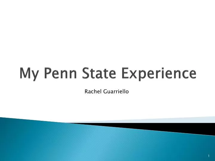 my penn state experience