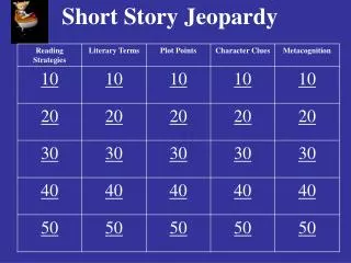 Short Story Jeopardy