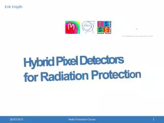 Hybrid Pixel Detectors for Radiation Protect ion