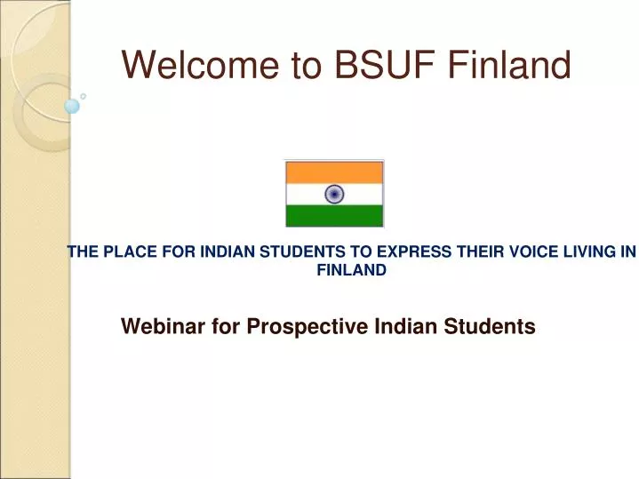 welcome to bsuf finland
