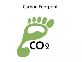 carbon footprint