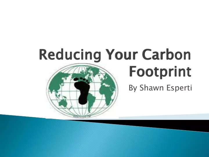 reducing your carbon footprint