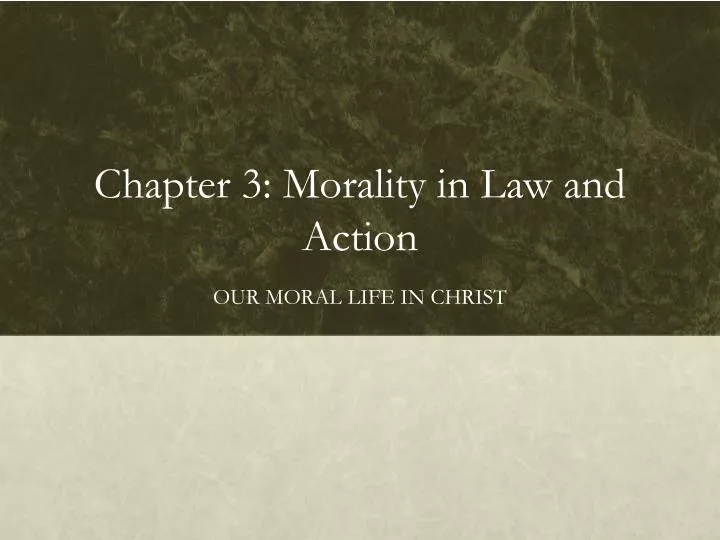 chapter 3 morality in law and action
