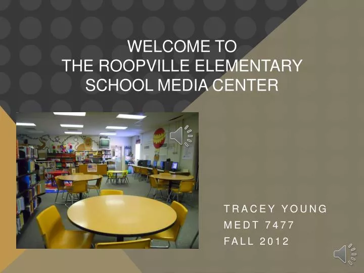 welcome to the roopville elementary school media center