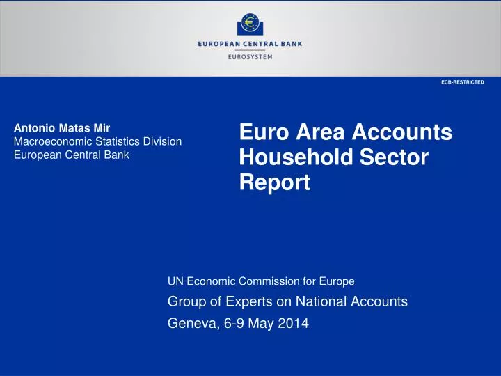 euro area accounts household sector report