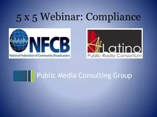 5 x 5 Webinar: Compliance