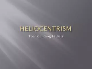 Heliocentrism