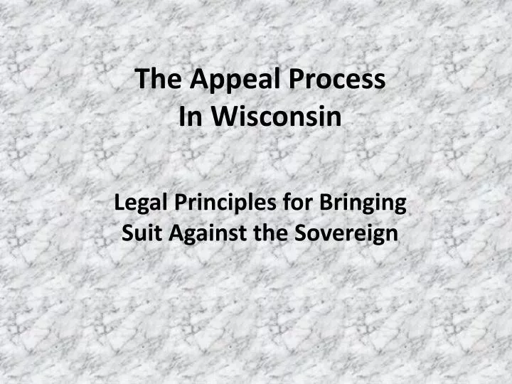 the appeal process in wisconsin