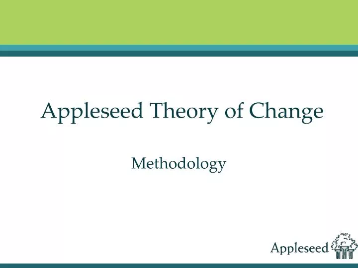 appleseed theory of change