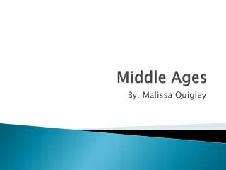 middle ages