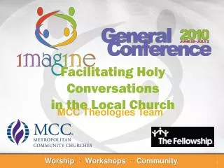 Facilitating Holy Conversations in the Local Church