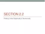Understanding Limits: Graphical and Numerical Approaches in Calculus - slide 1