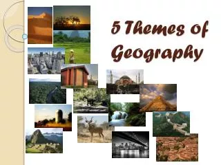 5 themes of geography