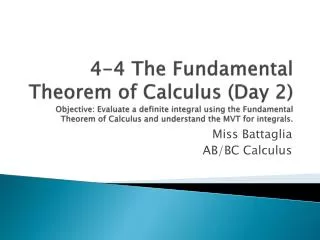 Miss Battaglia AB/BC Calculus