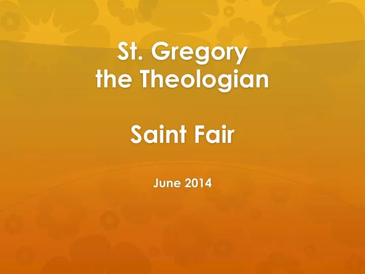 st gregory the theologian saint fair june 2014