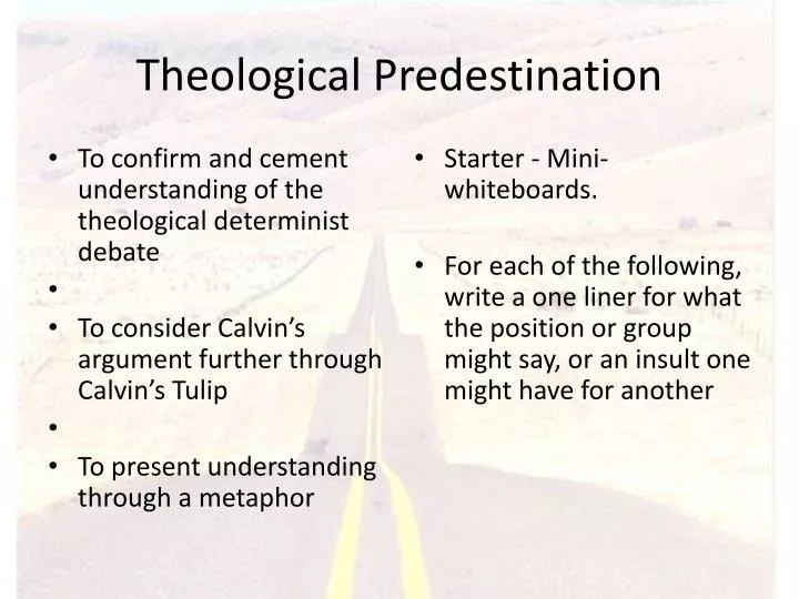 theological predestination