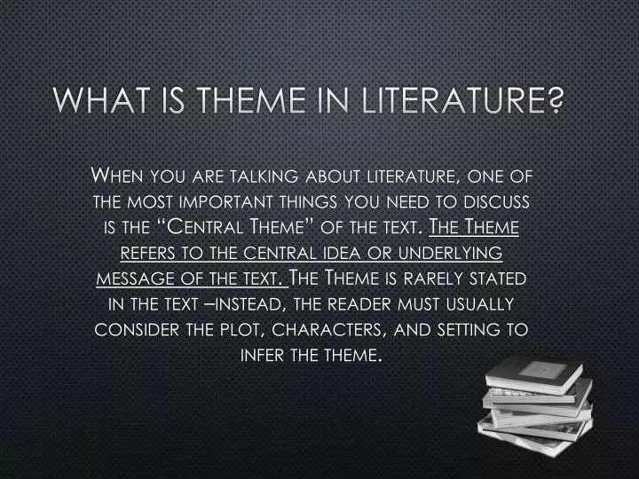 what is theme in literature