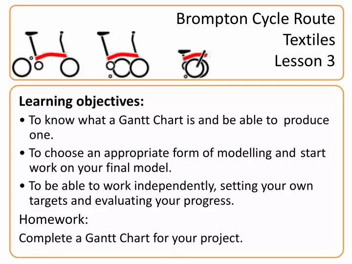 brompton cycle route textiles lesson 3