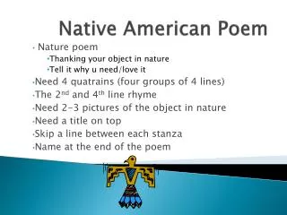 Native American Poem