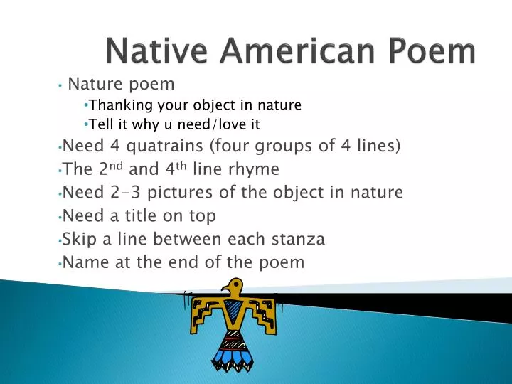 PPT - Native American Poem PowerPoint Presentation, free download - ID ...