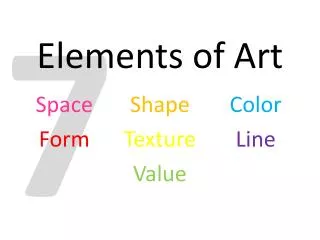 Elements of Art