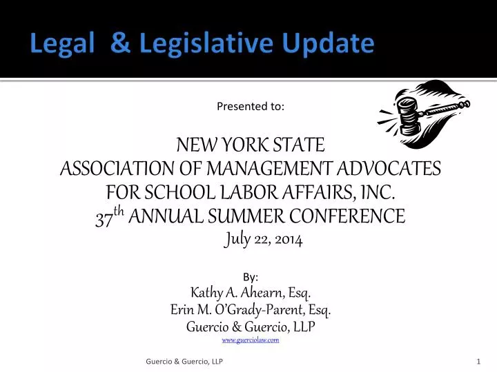 legal legislative update